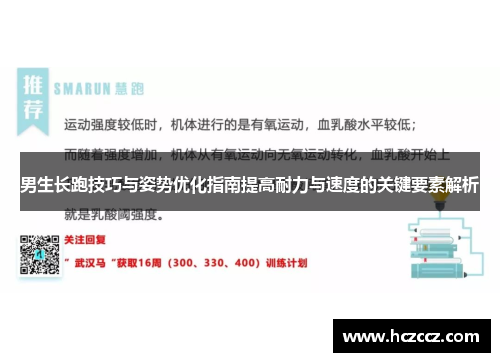 男生长跑技巧与姿势优化指南提高耐力与速度的关键要素解析